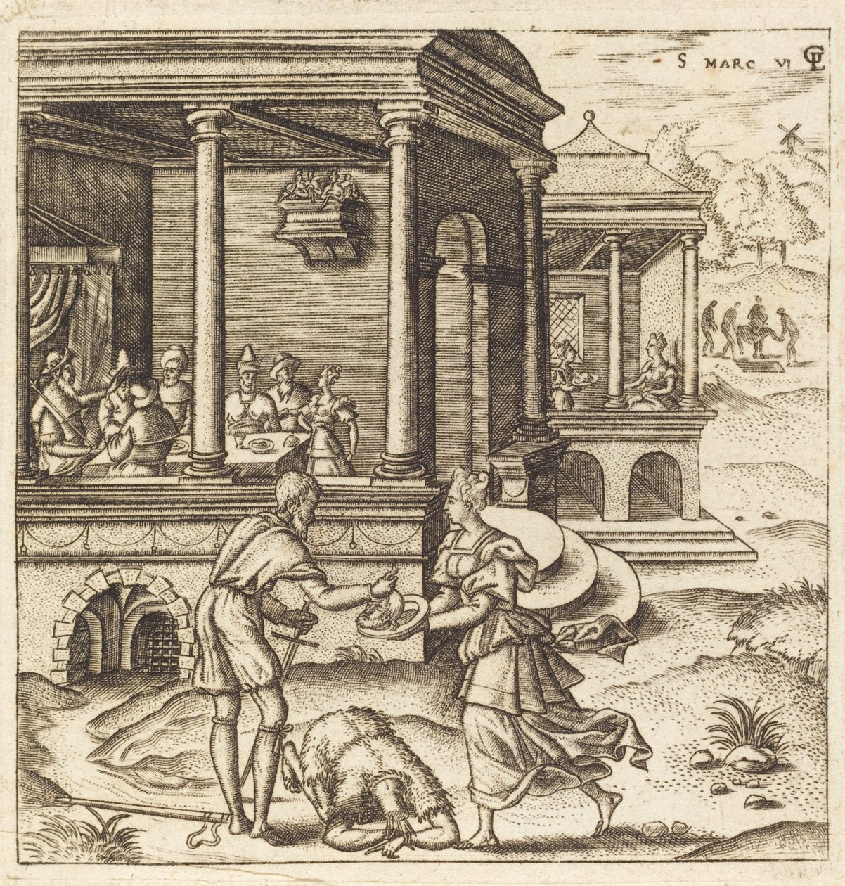 John the Baptist Beheaded by Leonard Gaultier