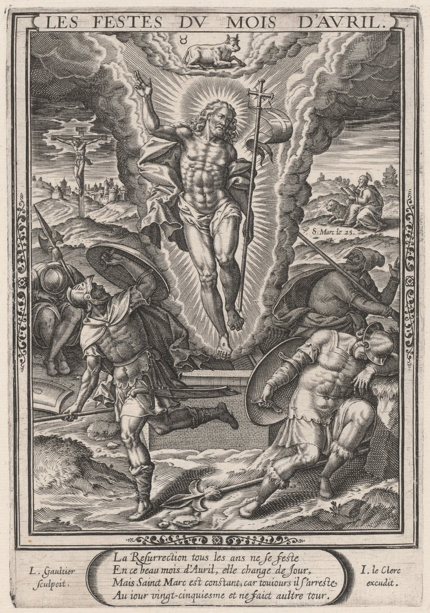 April: The Resurrection by Leonard Gaultier: Fine art print