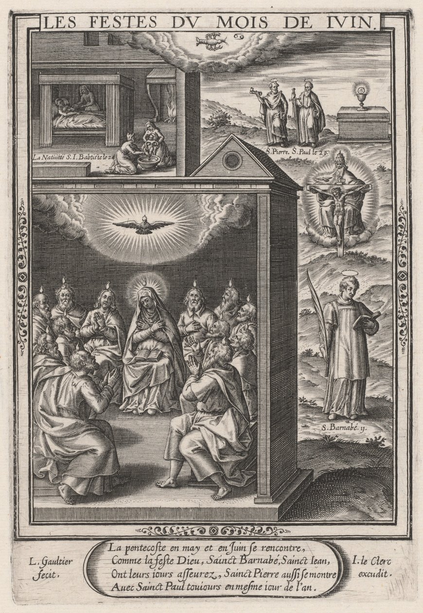 June: The Pentecost by Leonard Gaultier