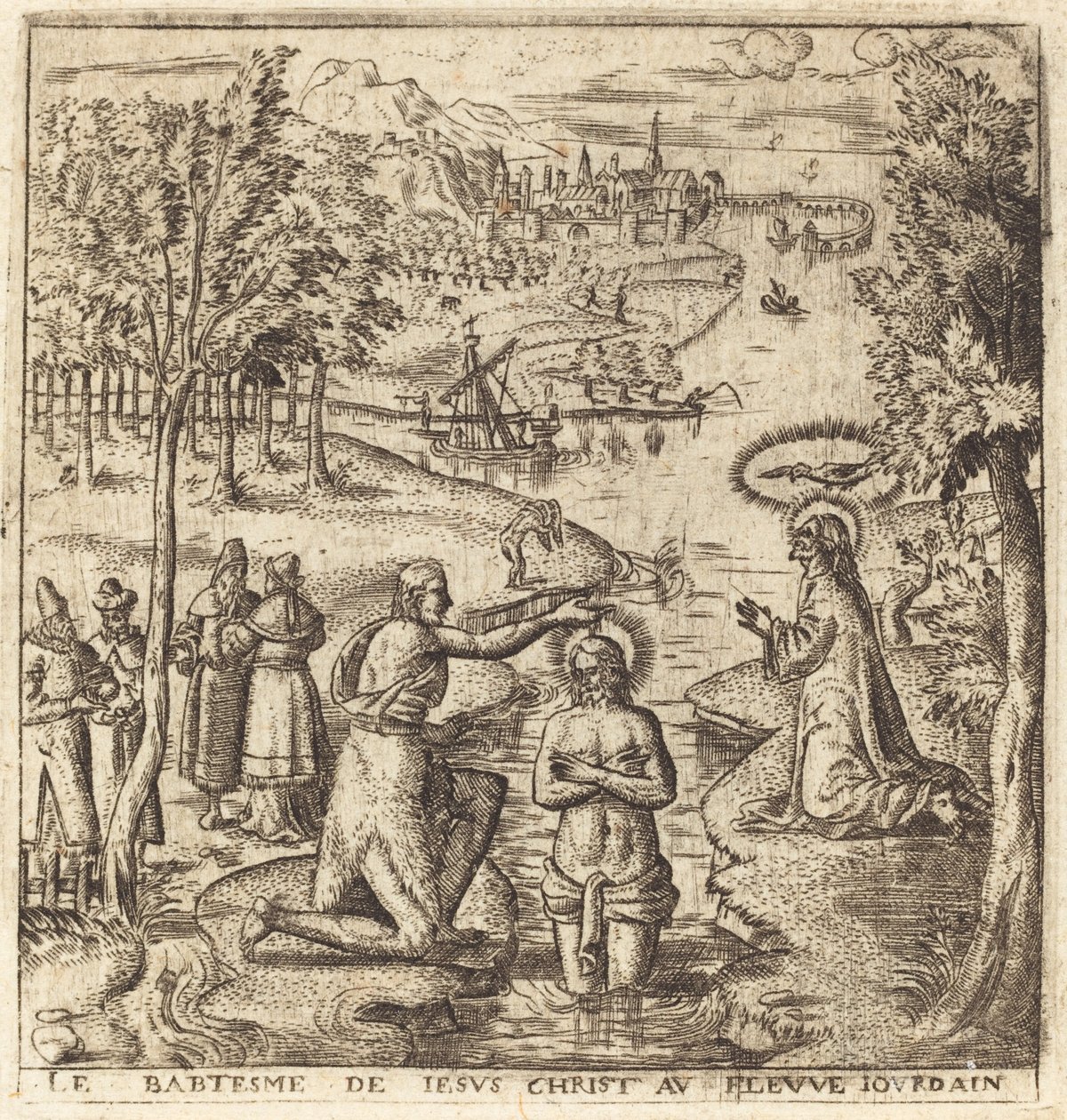 The Baptism of Christ by Leonard Gaultier