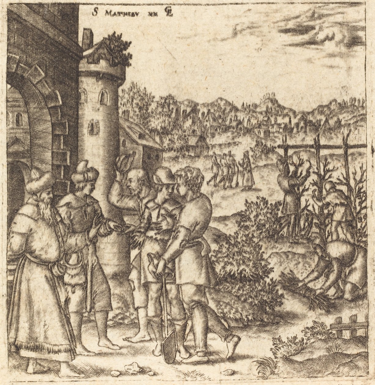 The Parable of the Laborers in the Vineyard by Leonard Gaultier