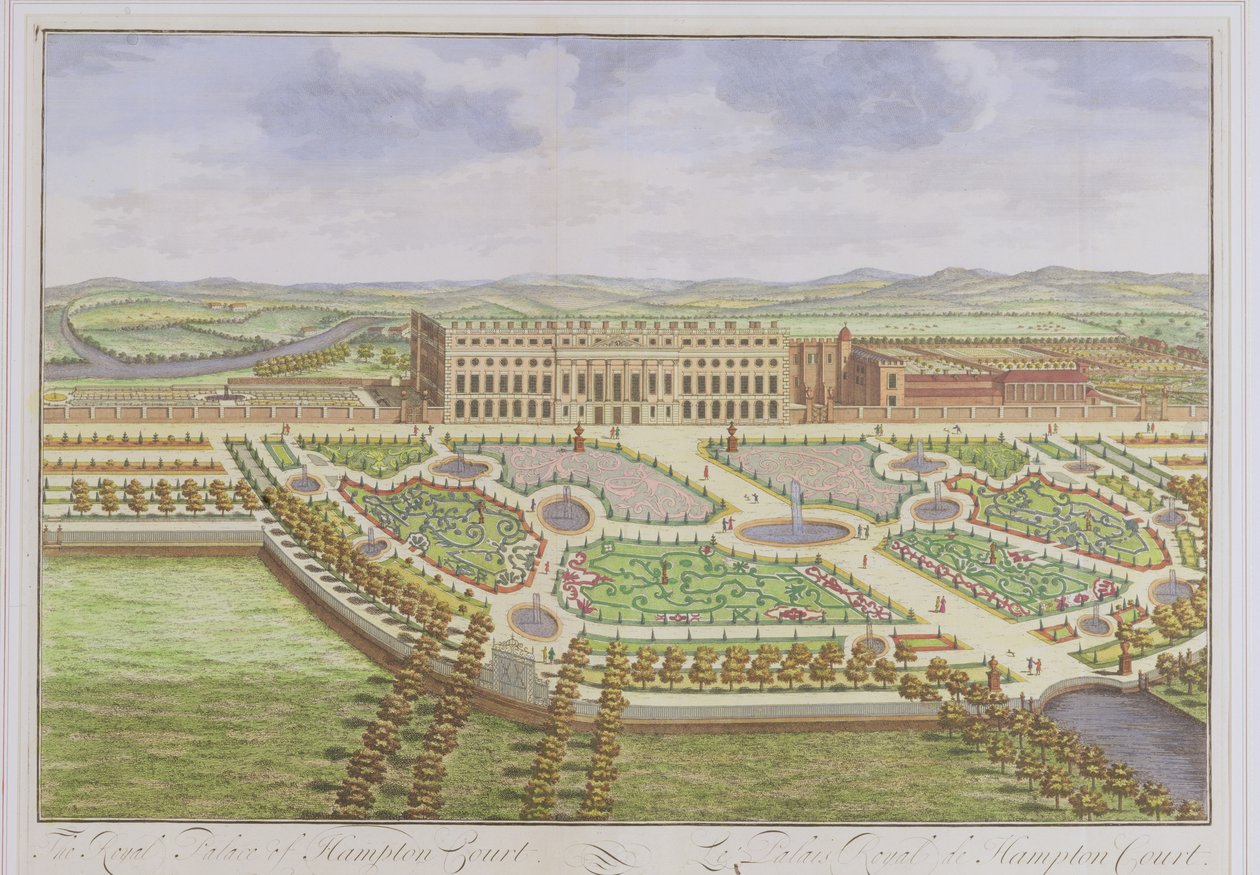 The Royal Palace of Hampton Court by Leonard Knyff