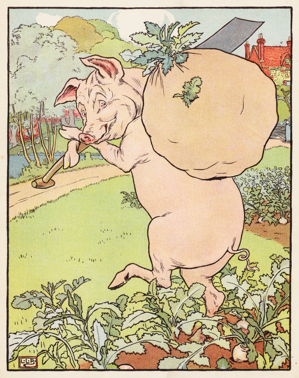 The Three Little Pigs by Leonard Leslie Brooke