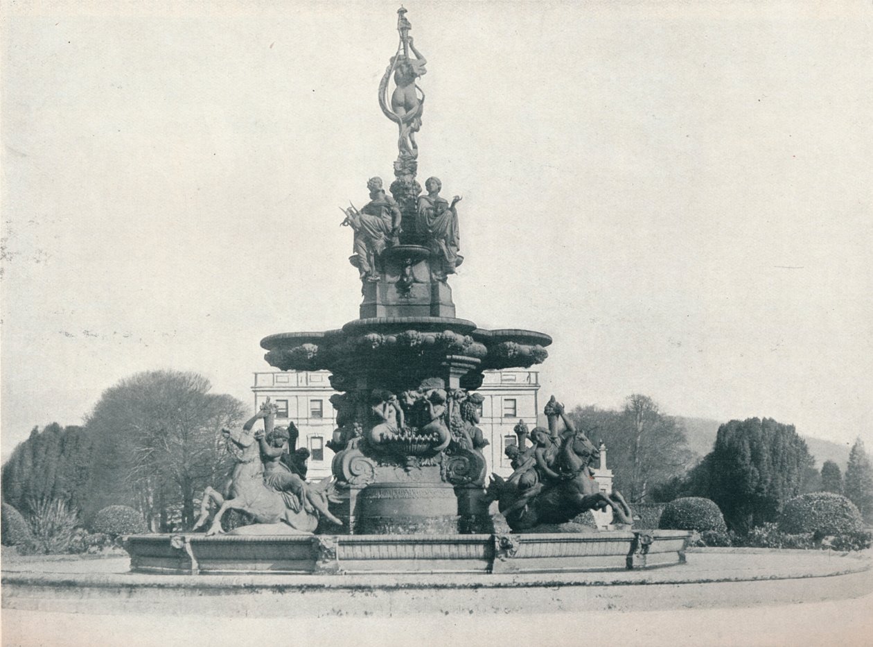 Fountain at Curraghmore, The Seat of the Most Hon. the Marquess of Waterford by Leonard Willoughby