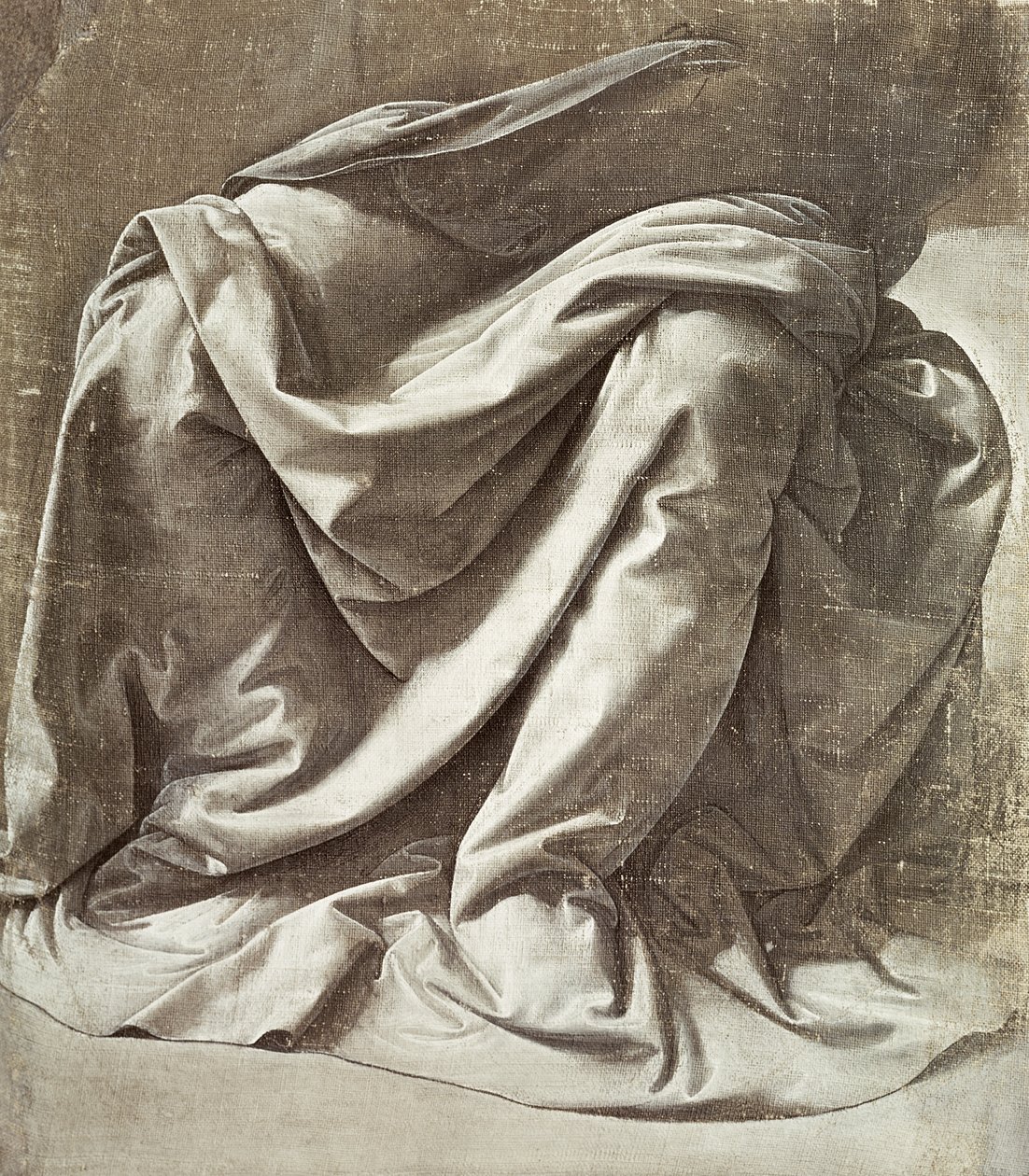 Drapery study for a Seated Figure, c.1475-80 by Leonardo da Vinci