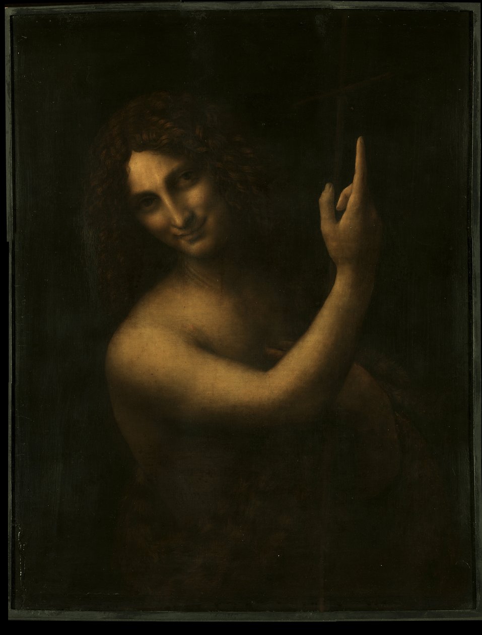 Saint John the Baptist by Leonardo da Vinci