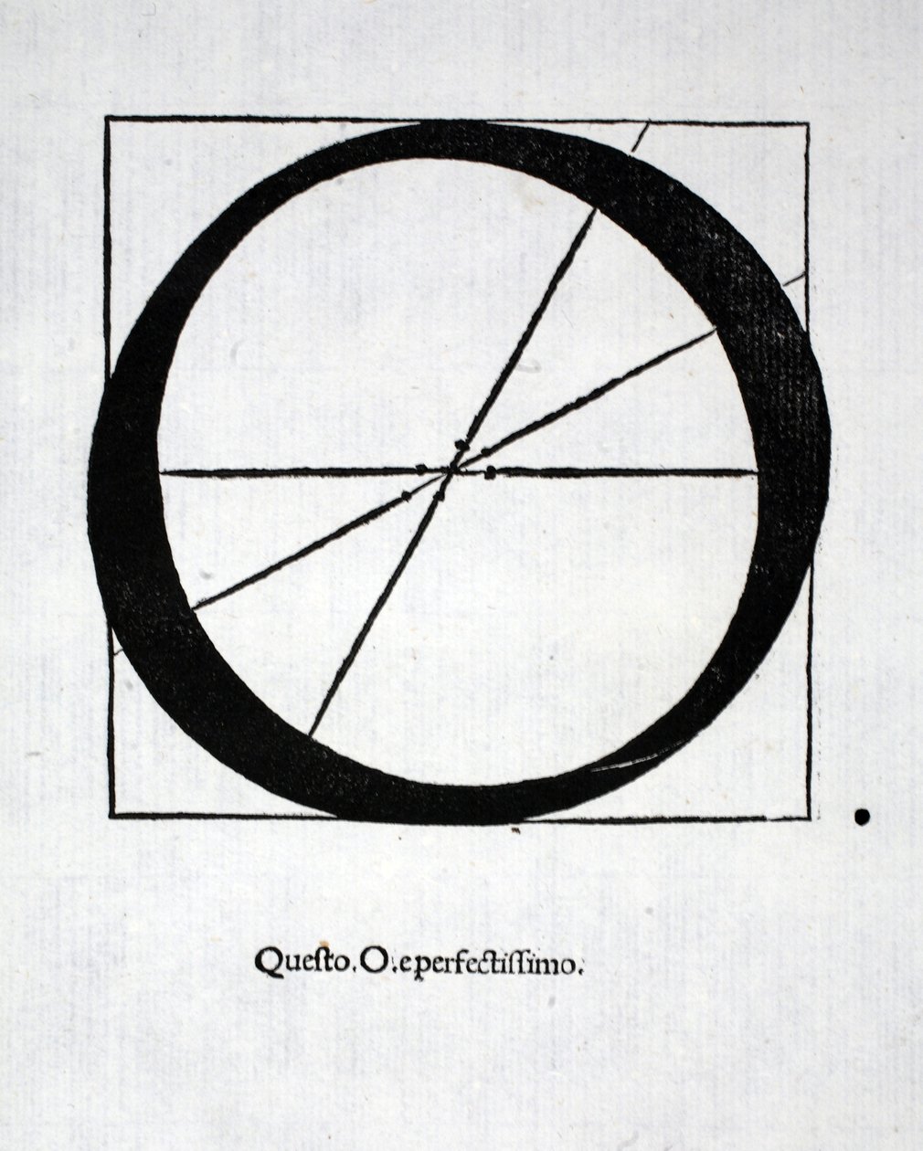 O, illustration from 