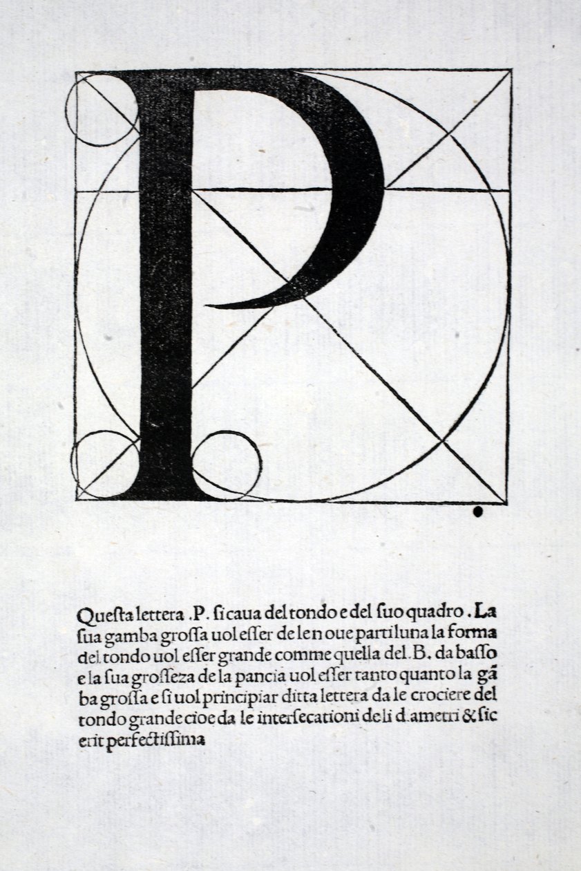 P, Illustration from 