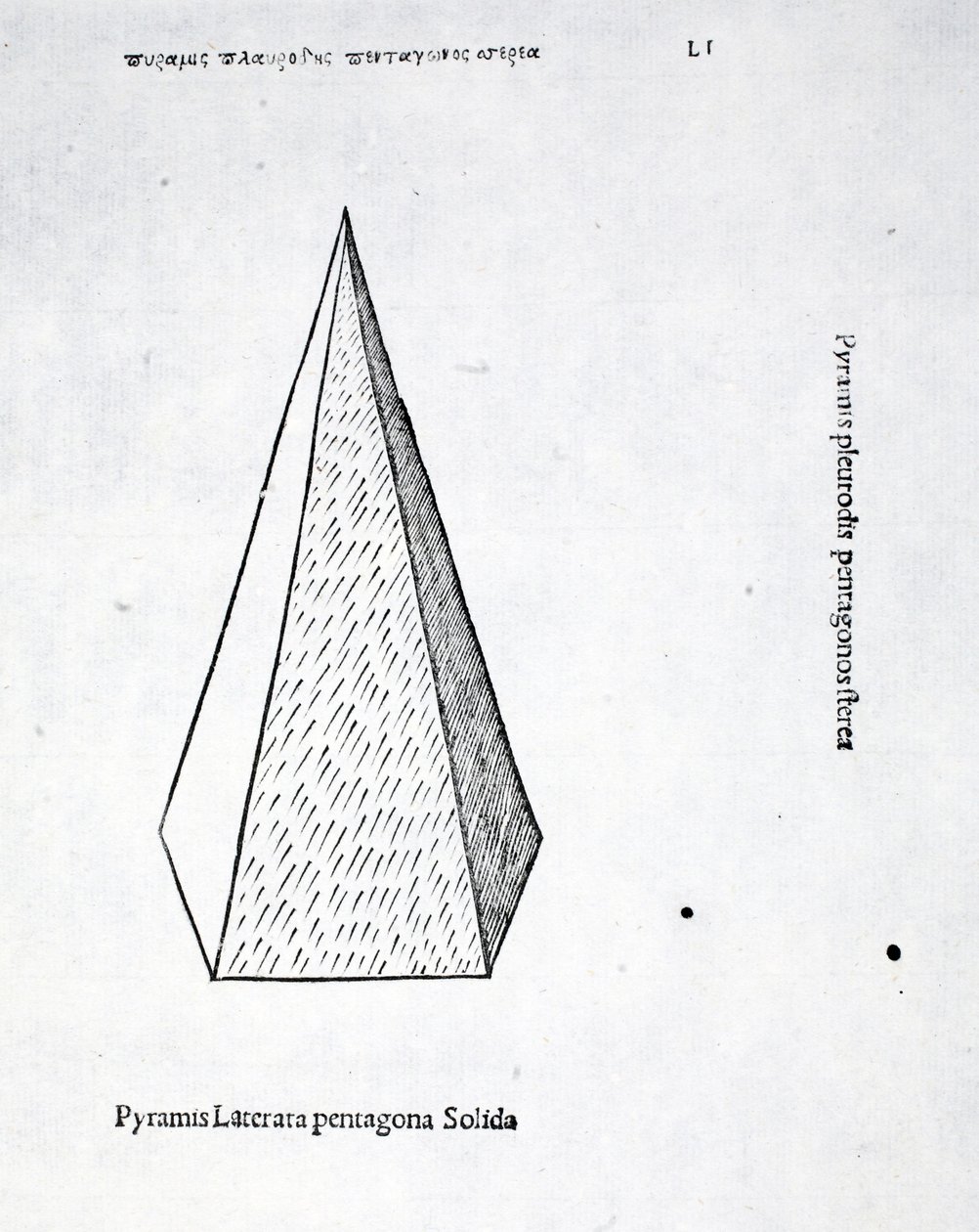 Pyramis Laterata Pentagona Solida, Illustration from 