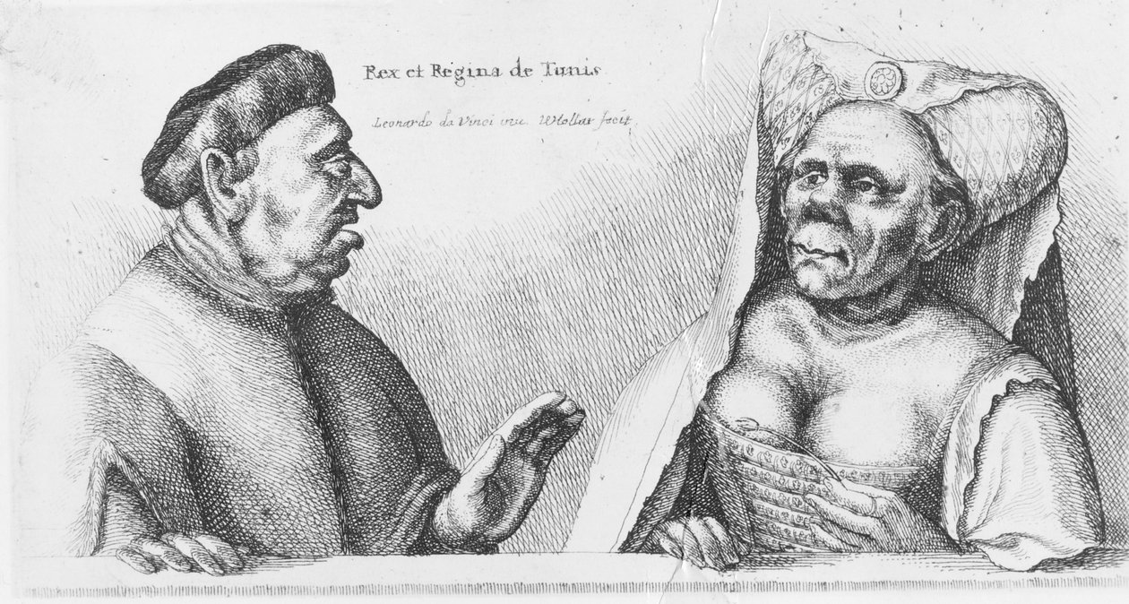 Rex et Regina de Tunis by Leonardo da Vinci