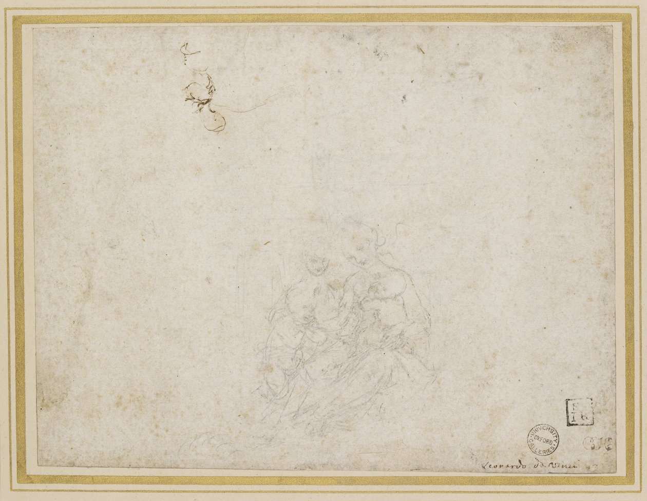 The Virgin and Child Adored by Leonardo da Vinci