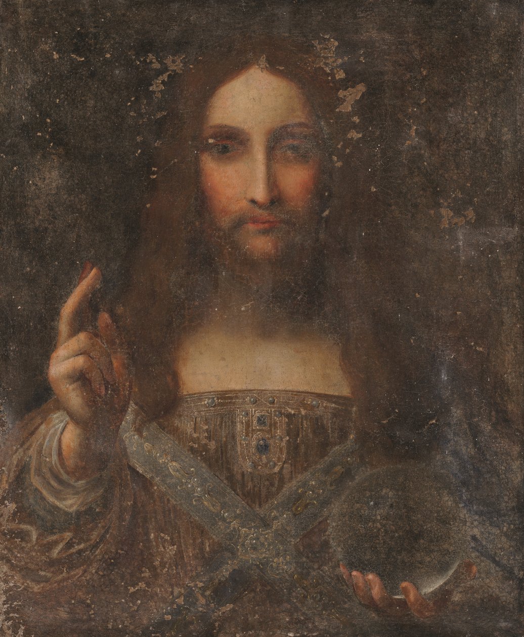 Salvator Mundi by Leonardo da (after) Vinci