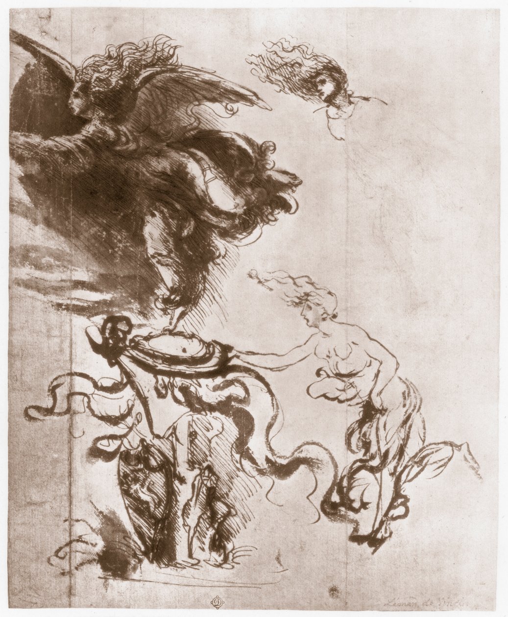 Allegory of Fortuna by Leonardo da Vinci