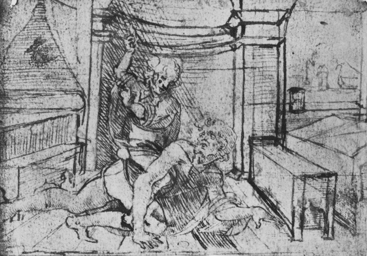 Aristotle and Phyllis, c1480 by Leonardo da Vinci