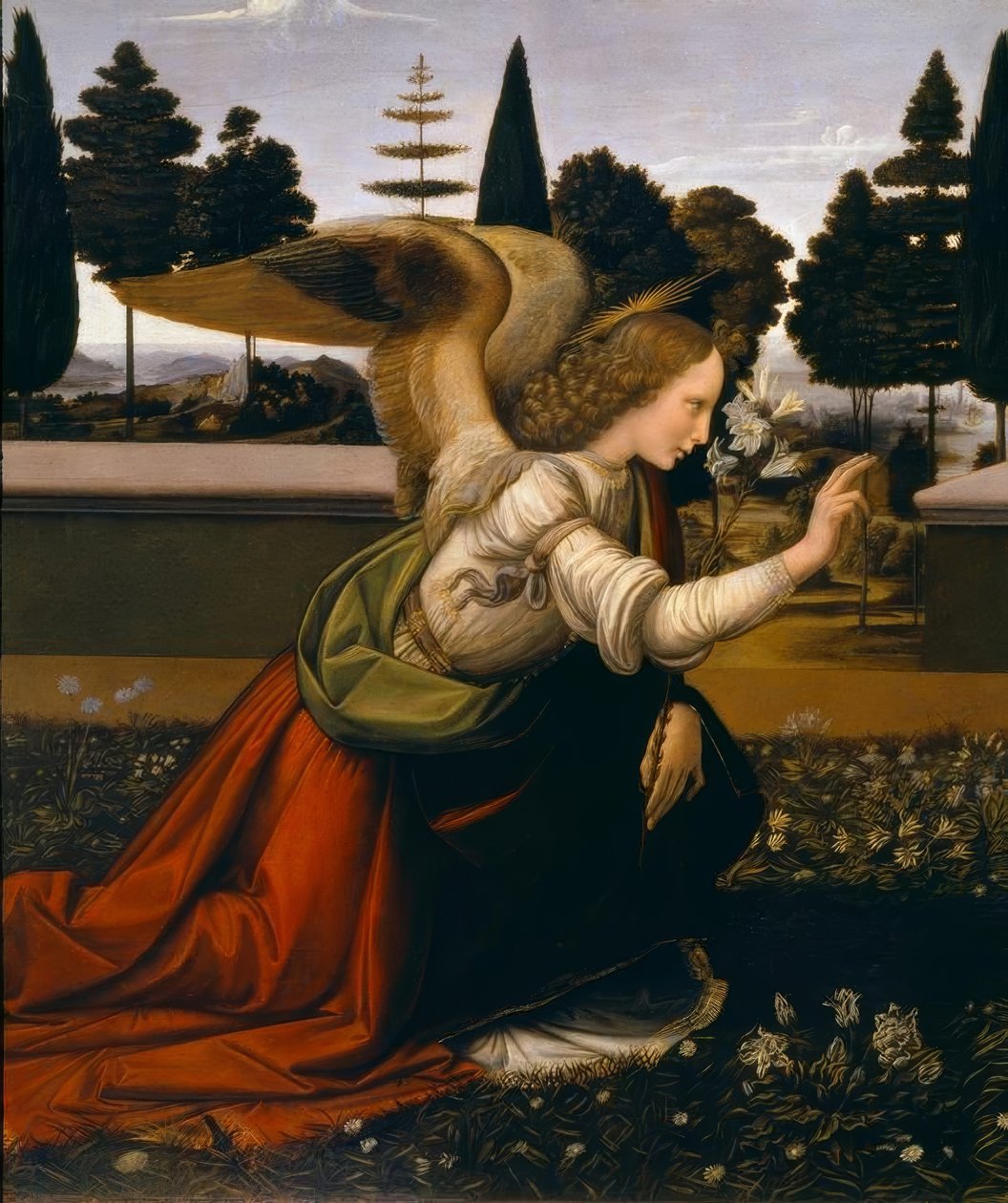 The Annunciation by Leonardo da Vinci