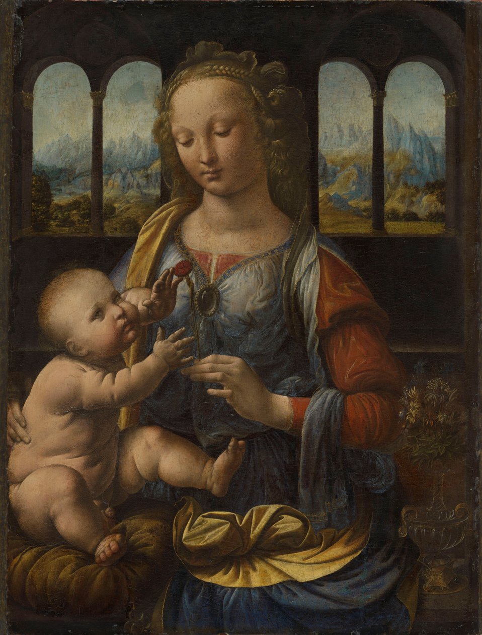 Madonna of the Carnation by Leonardo da Vinci