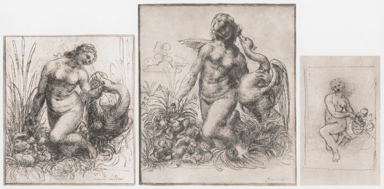 Leda and the Swan by Leonardo da Vinci