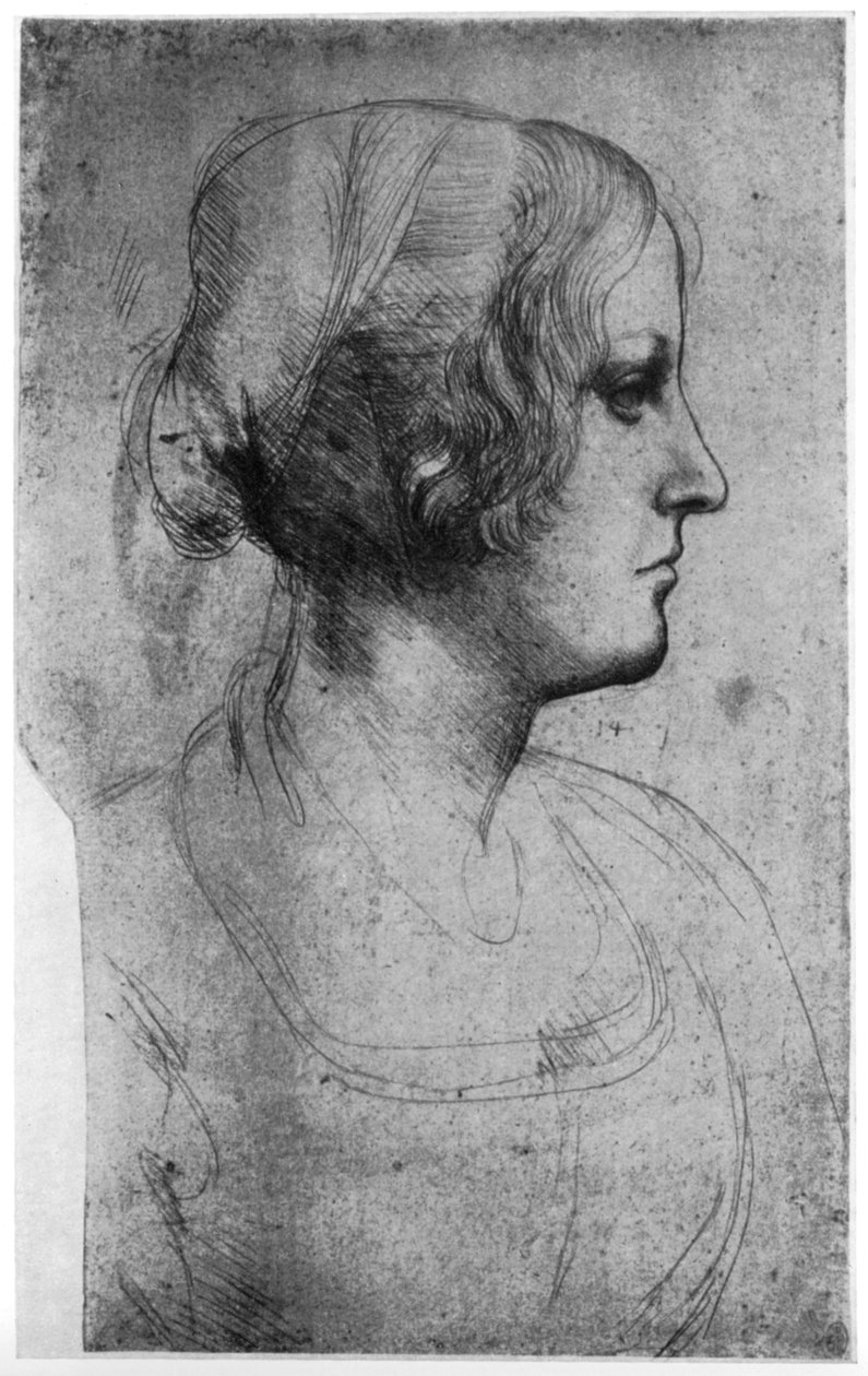 Portrait study of a young girl