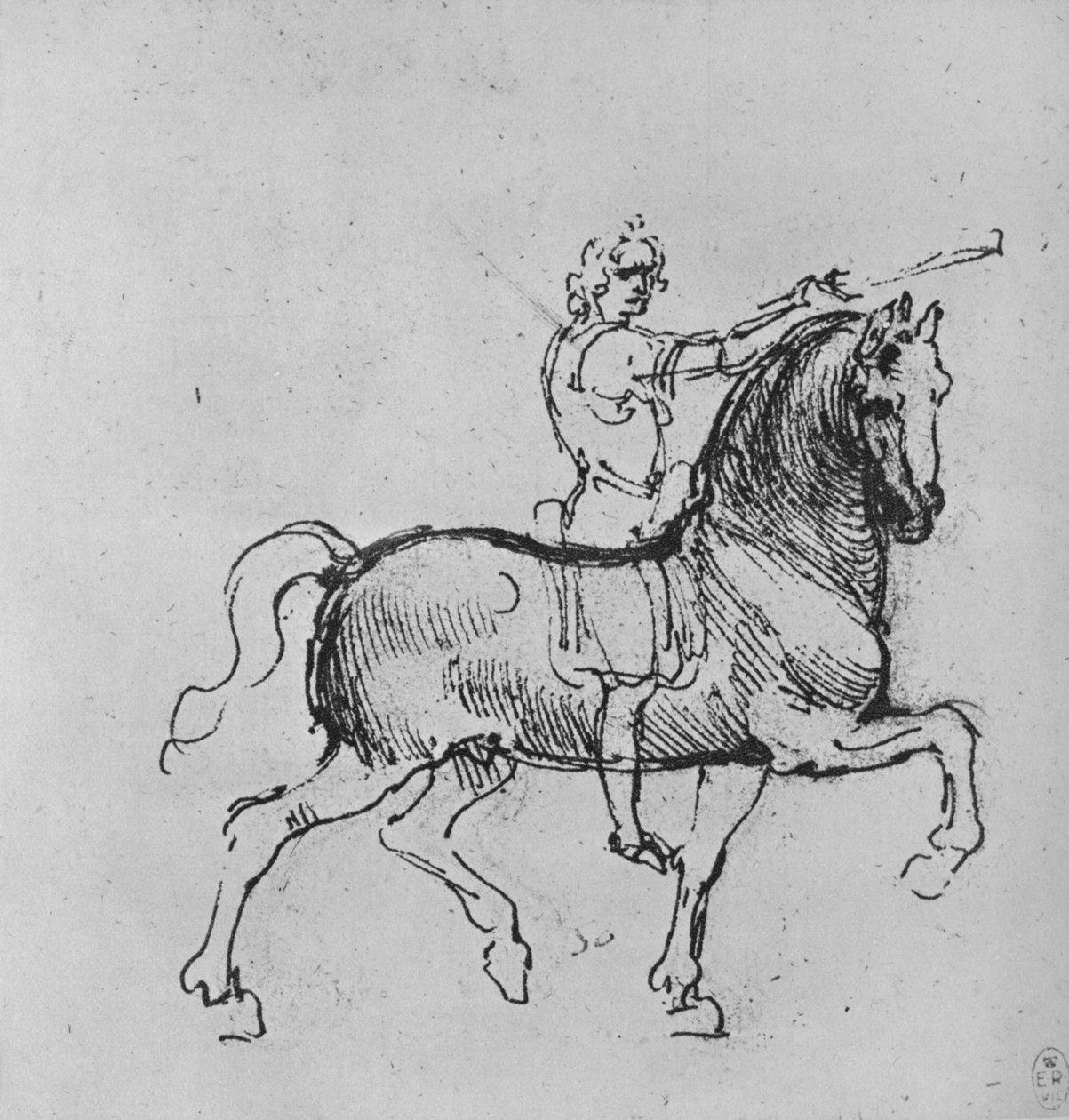 Study of a Horseman, c. 1480 by Leonardo da Vinci