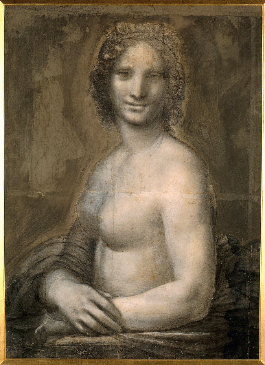Study of female nude probably the Mona Lisa by Leonardo da Vinci