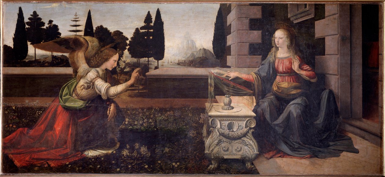 The Annunciation by Leonardo da Vinci