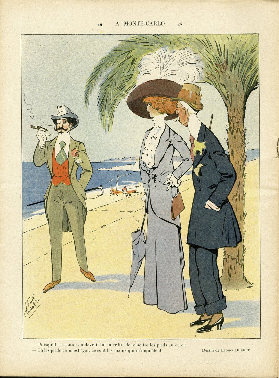 Illustration of Leonce Burret in Le Lire by Leonce Burret