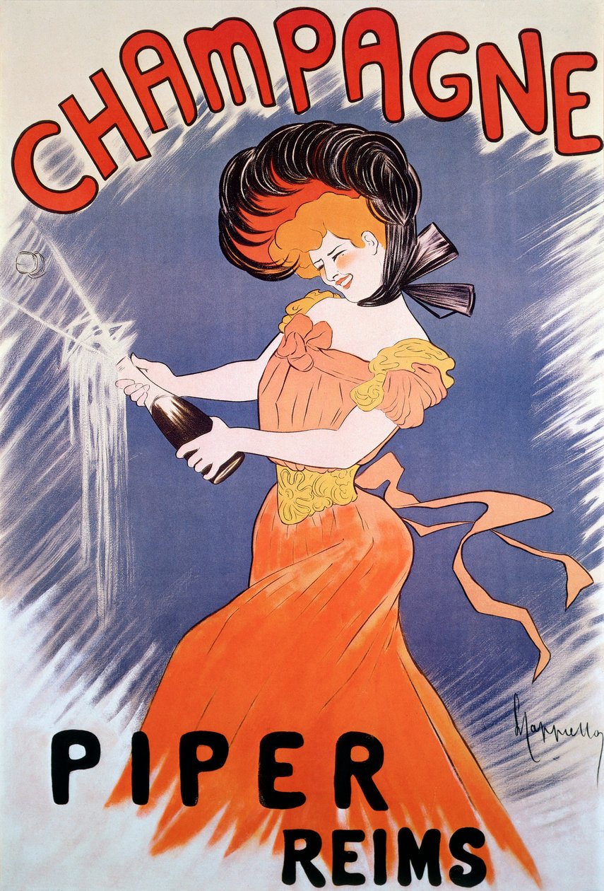 Advertising Poster for Piper Champagne, 20th Century by Leonetto Cappiello