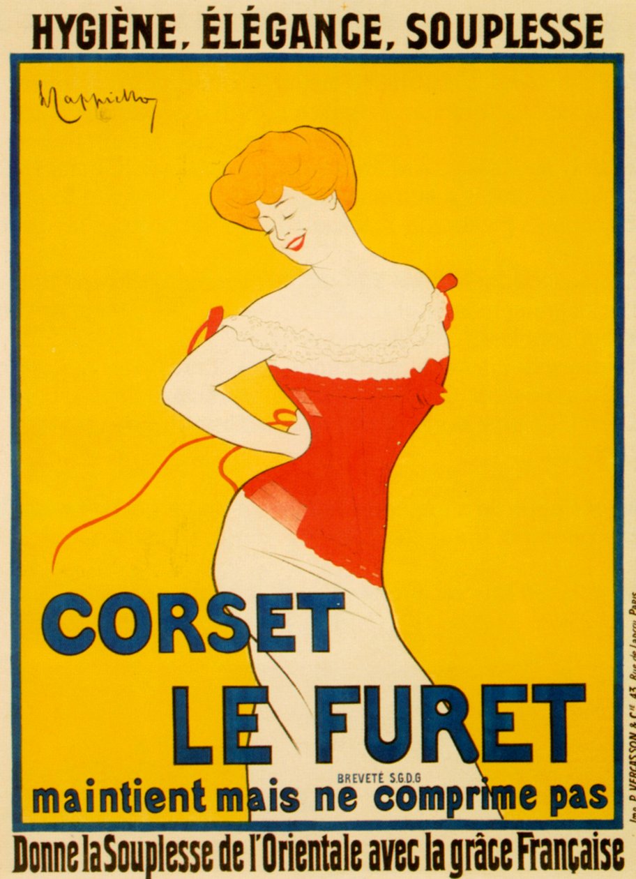 Corset le Furet by Leonetto Cappiello