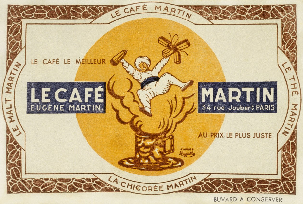 French advertisement for the coffee Martin by Leonetto Cappiello