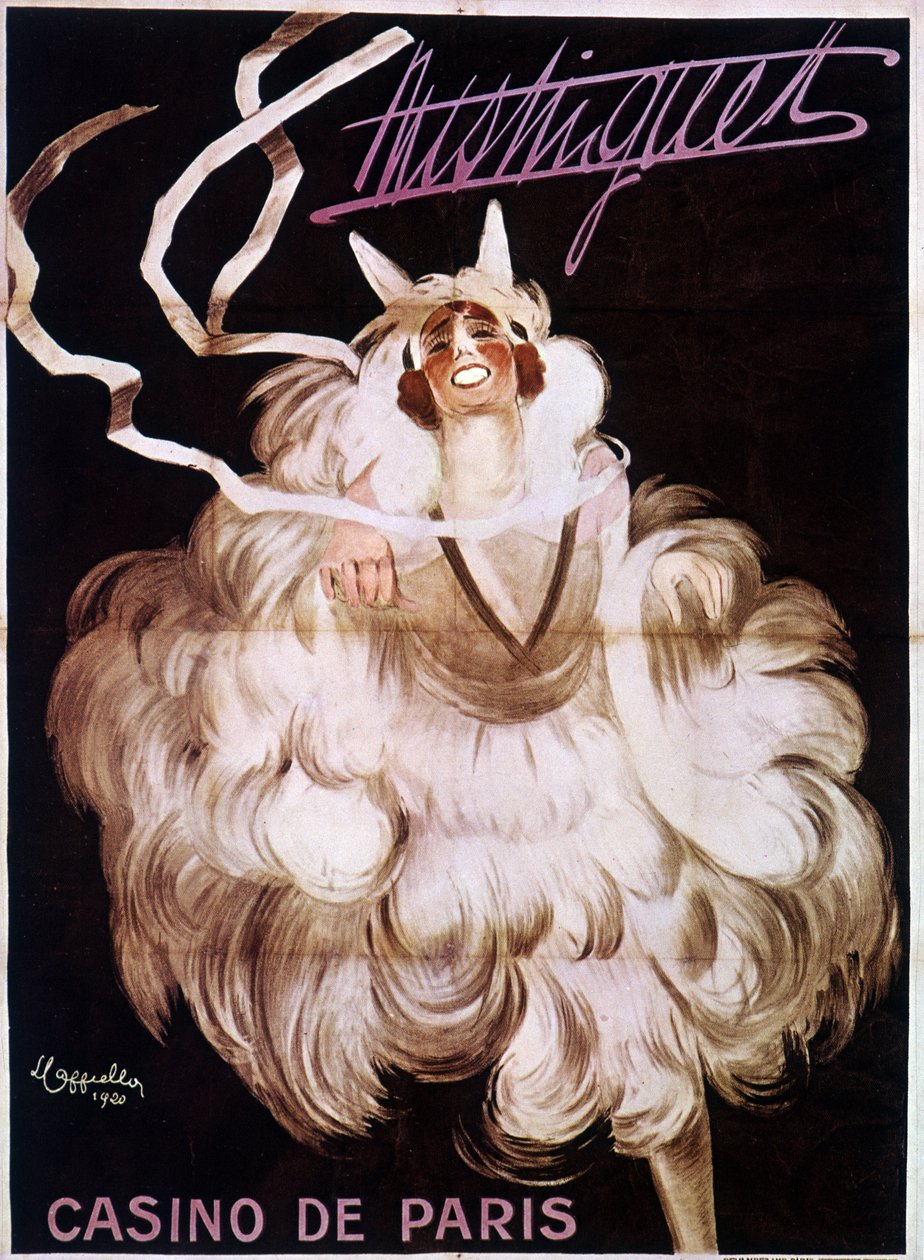 Mistinguett at the Casino de Paris, poster by Leonetto Cappiello by Leonetto Cappiello