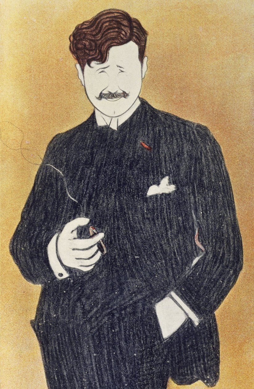 Portrait of Georges Feydeau by Leonetto Cappiello