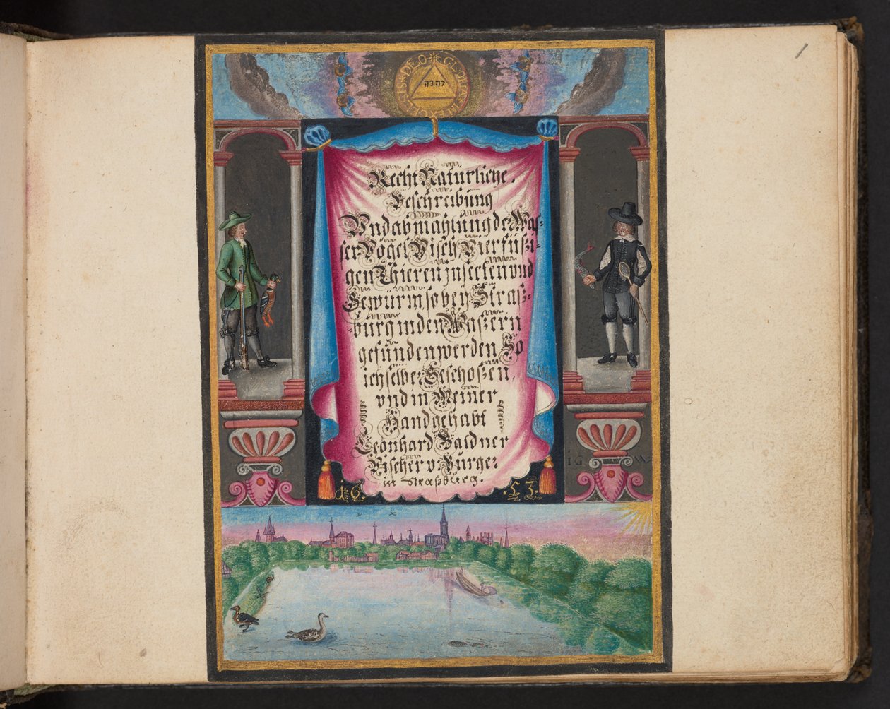 An exact natural description and delineation of the water-fowls, fishes, fourfooted beasts, insects, and worms found in the waters at Strasbourg by Leonhard Baldner