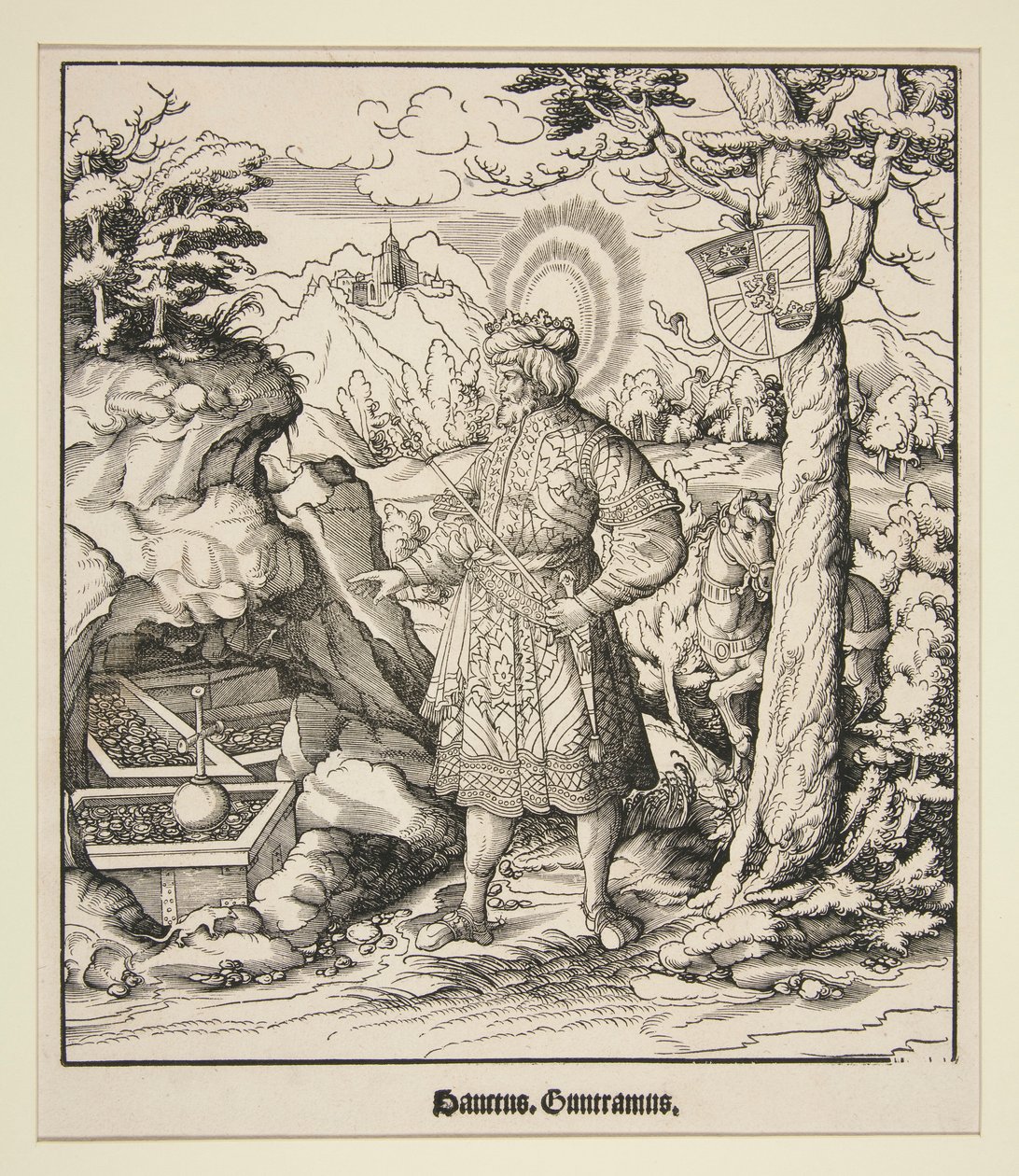 Saint Guntramus by Leonhard Beck