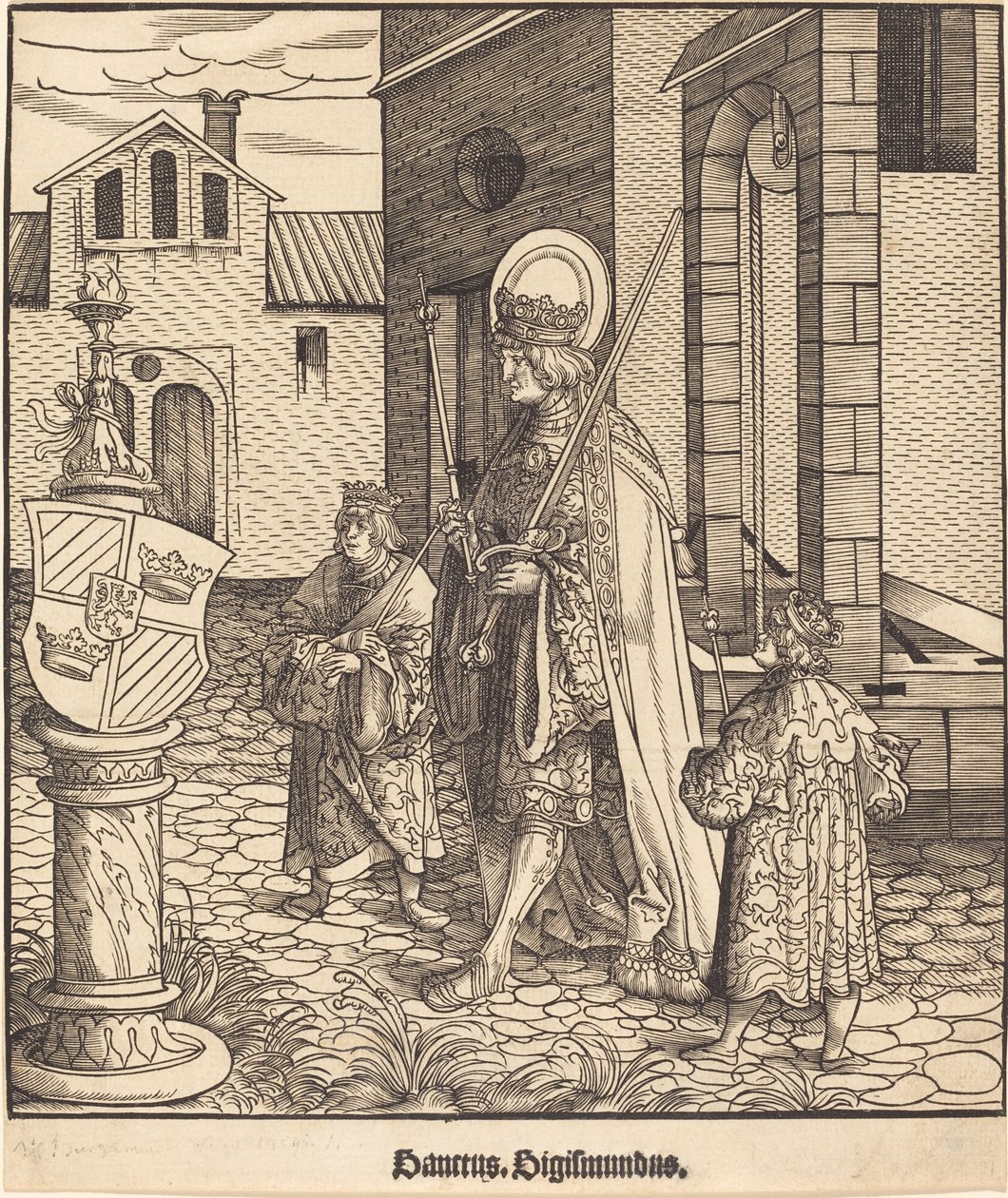Saint Sigismundus by Leonhard Beck