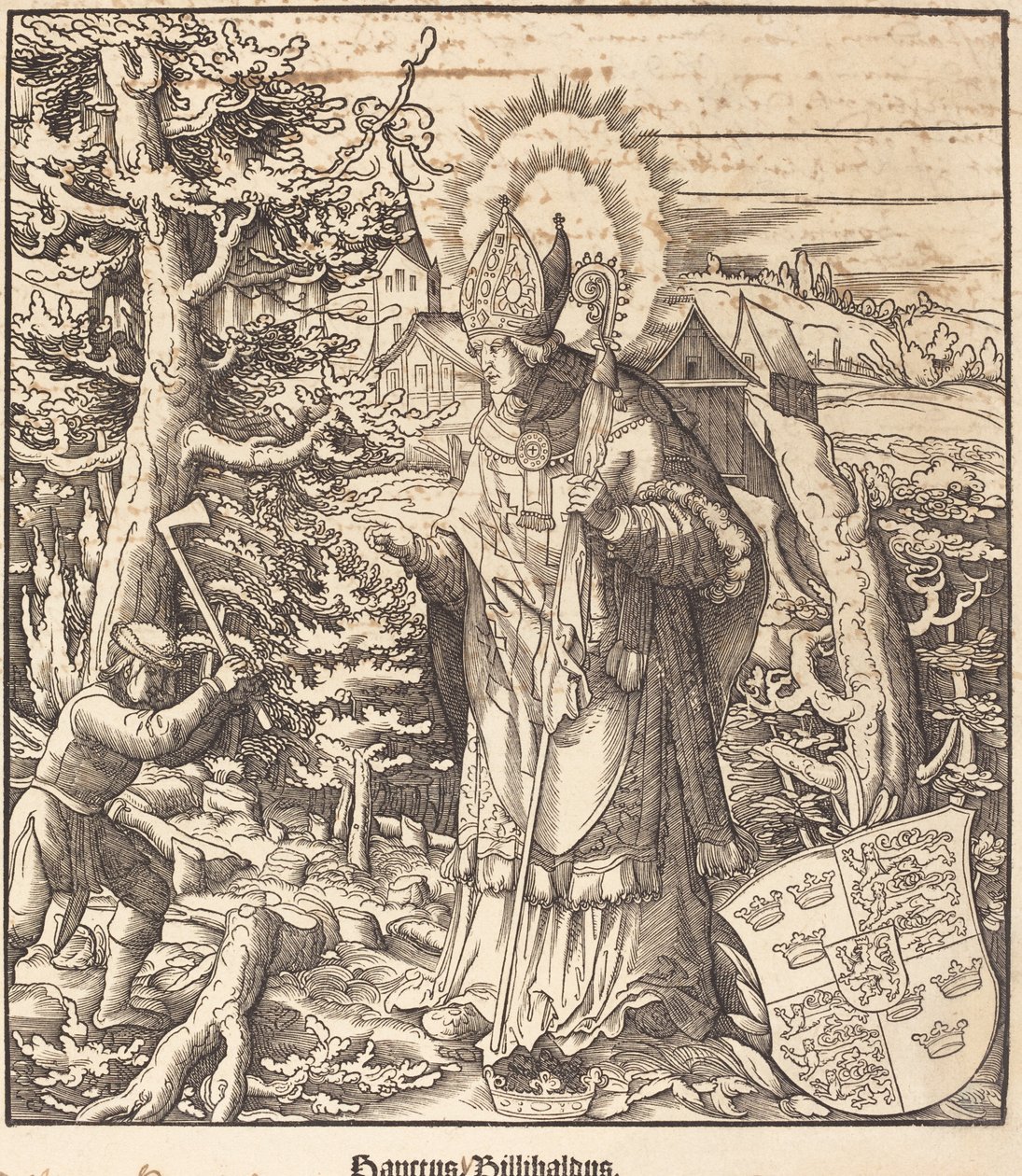 Saint Willibaldus by Leonhard Beck