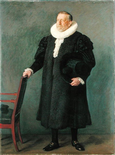 Town Mayor Max Predoehl, 1915 by Leopold Karl Walter von Kalckreuth