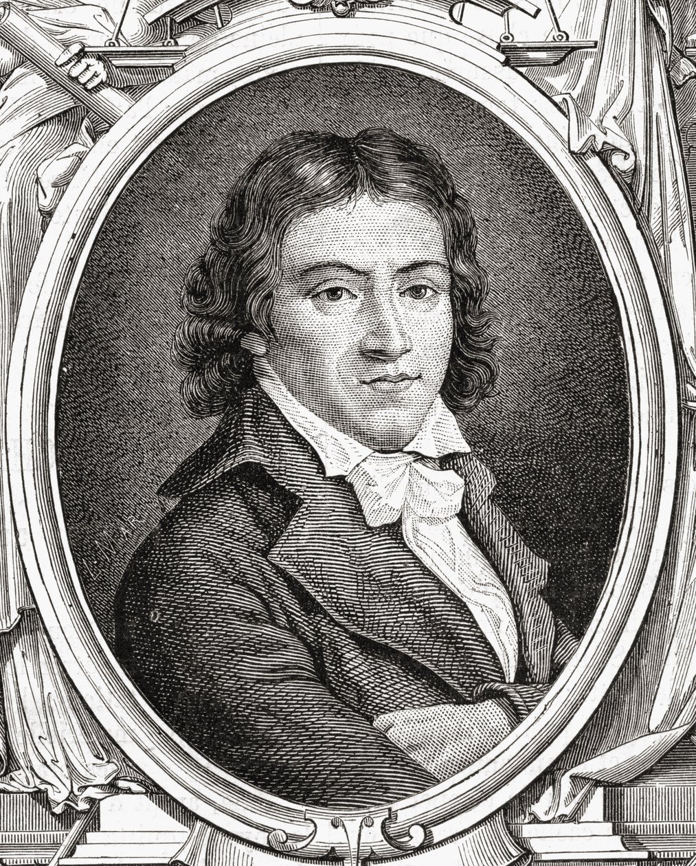 Portrait of Camille Desmoulins by Leopold Mar