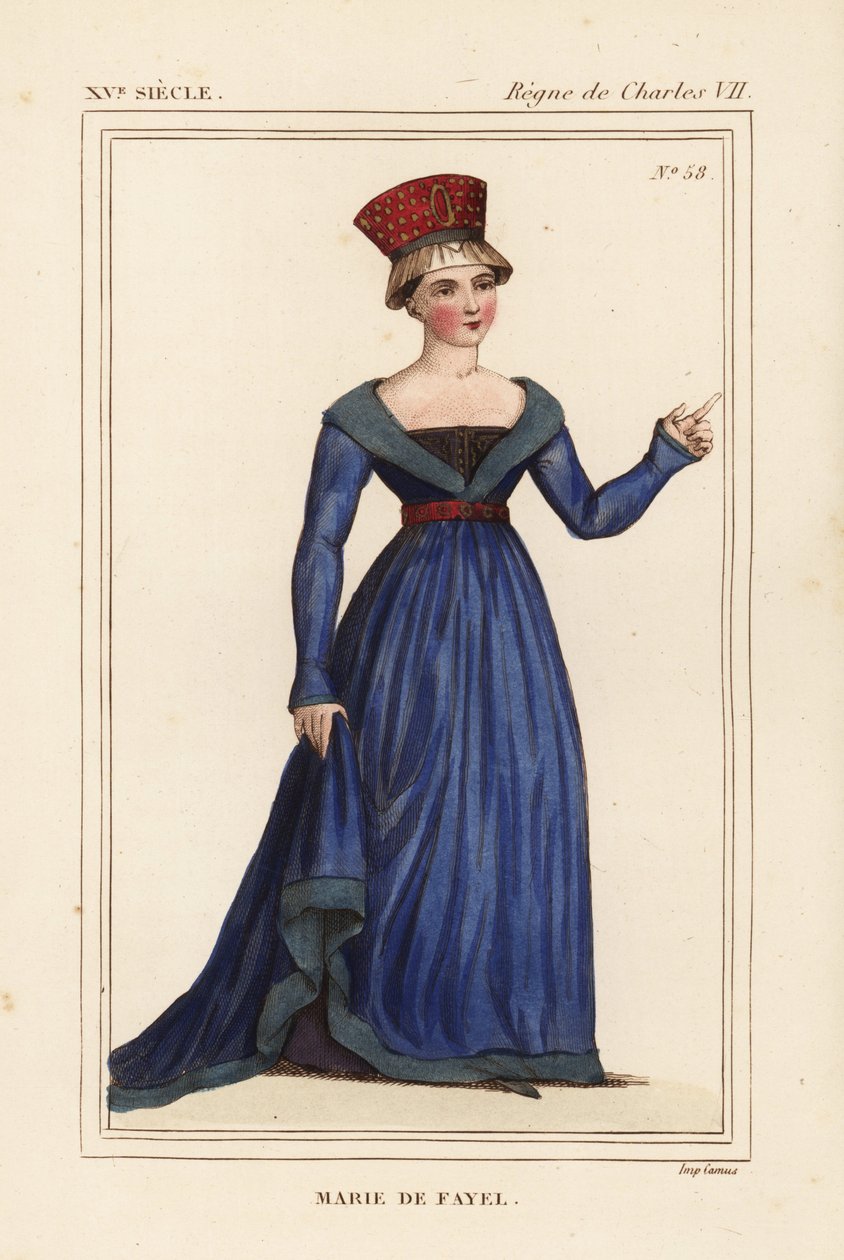 Marie de Fayel, Countess of Dammartin, Wife of Renaud de Nanteuil, Seigneur d