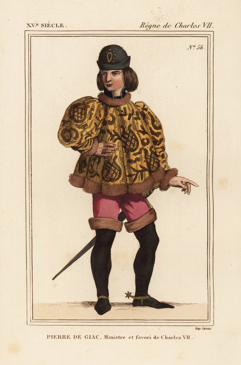 Pierre de Giac, Chamberlain to King Charles VII by Leopold Massard