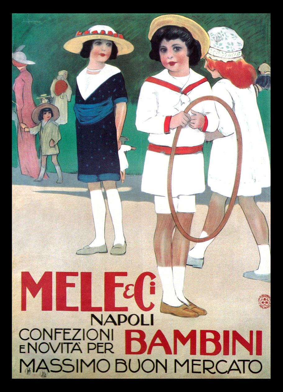 Mele Clothes for Children by Leopoldo Metlicovitz