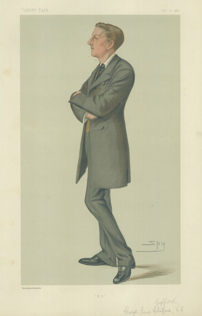 Captain Lord Edric Frederick Gifford by Leslie Matthew Ward