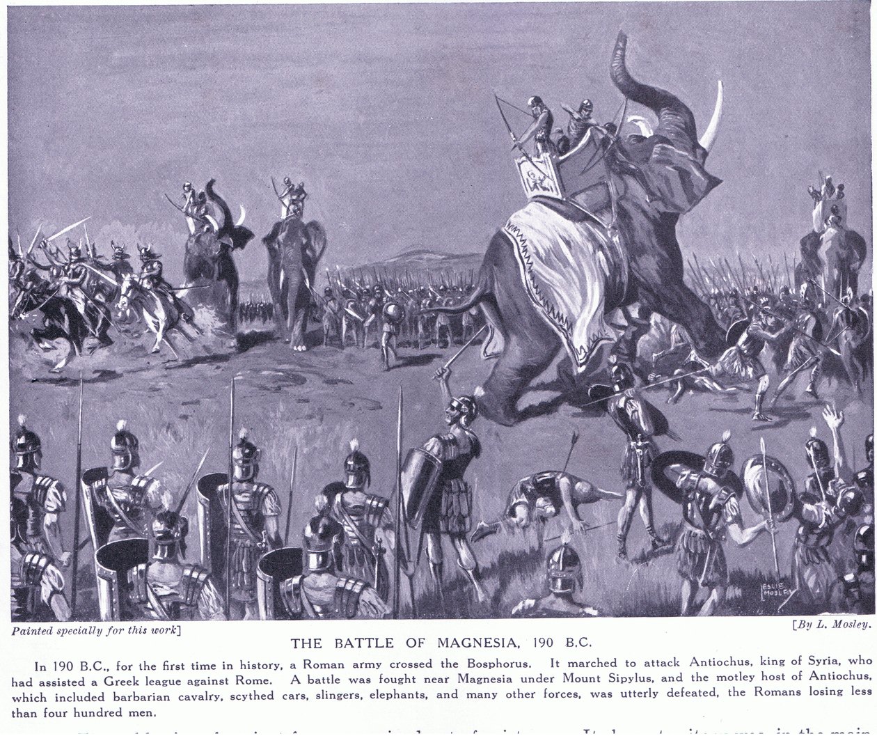 The Battle of Magnesia 190BC by Leslie Mosley