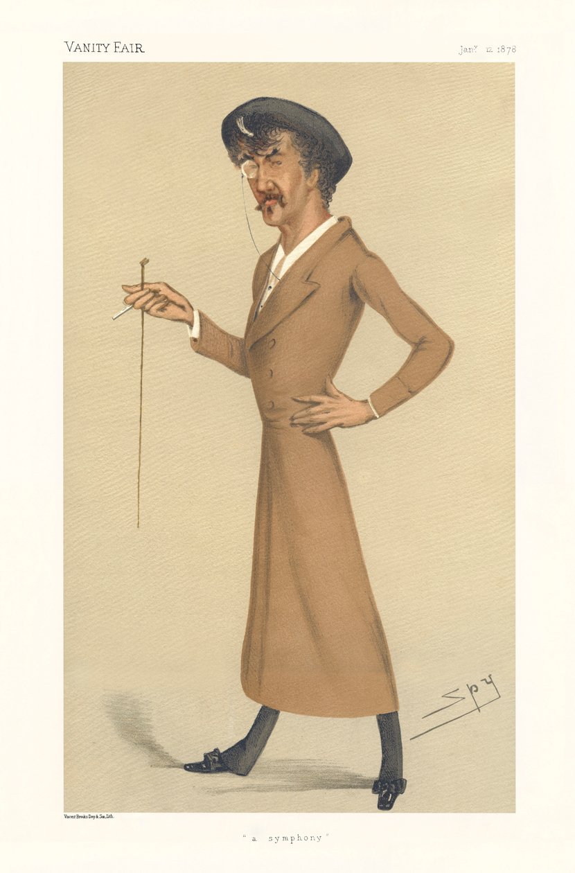 James Abbott McNeill Whistler by Leslie Matthew (1851 1922) Ward