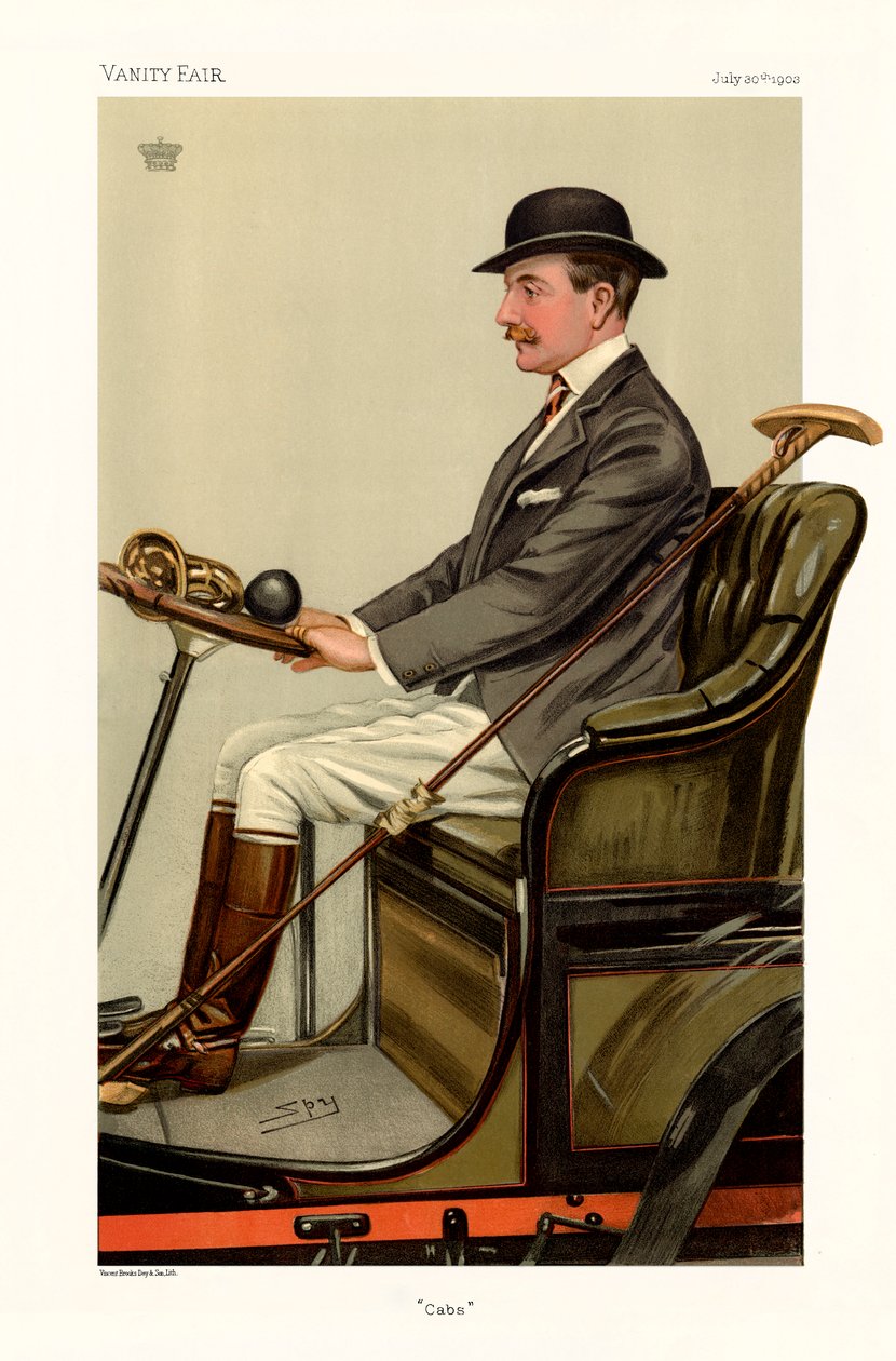 Major Charles Chetwynd-Talbot, Earl of Shrewsbury - Portrait Sitting by Leslie Matthew (1851 1922) Ward
