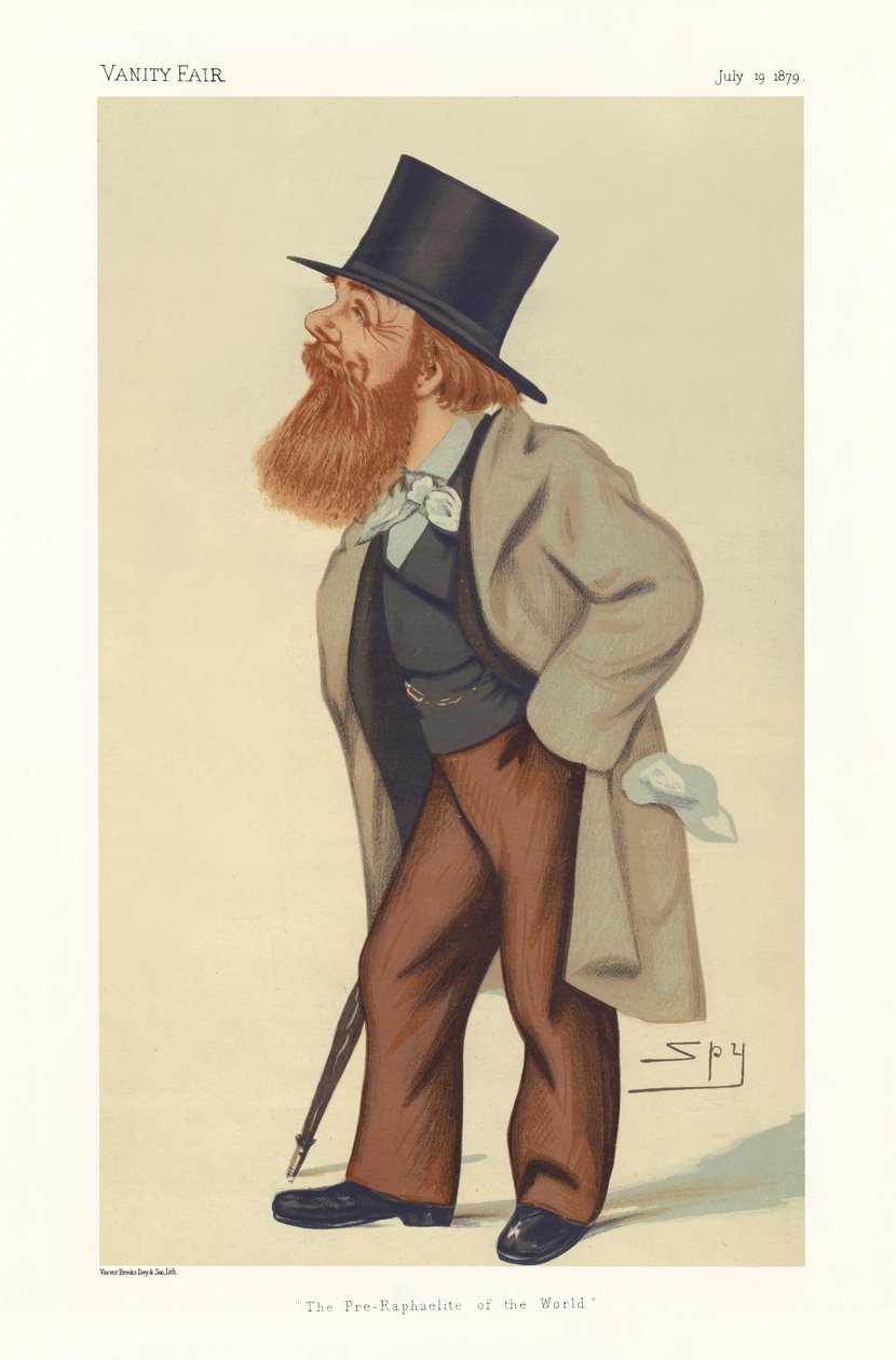 William Holman Hunt - Portrait by Leslie Matthew (1851 1922) Ward
