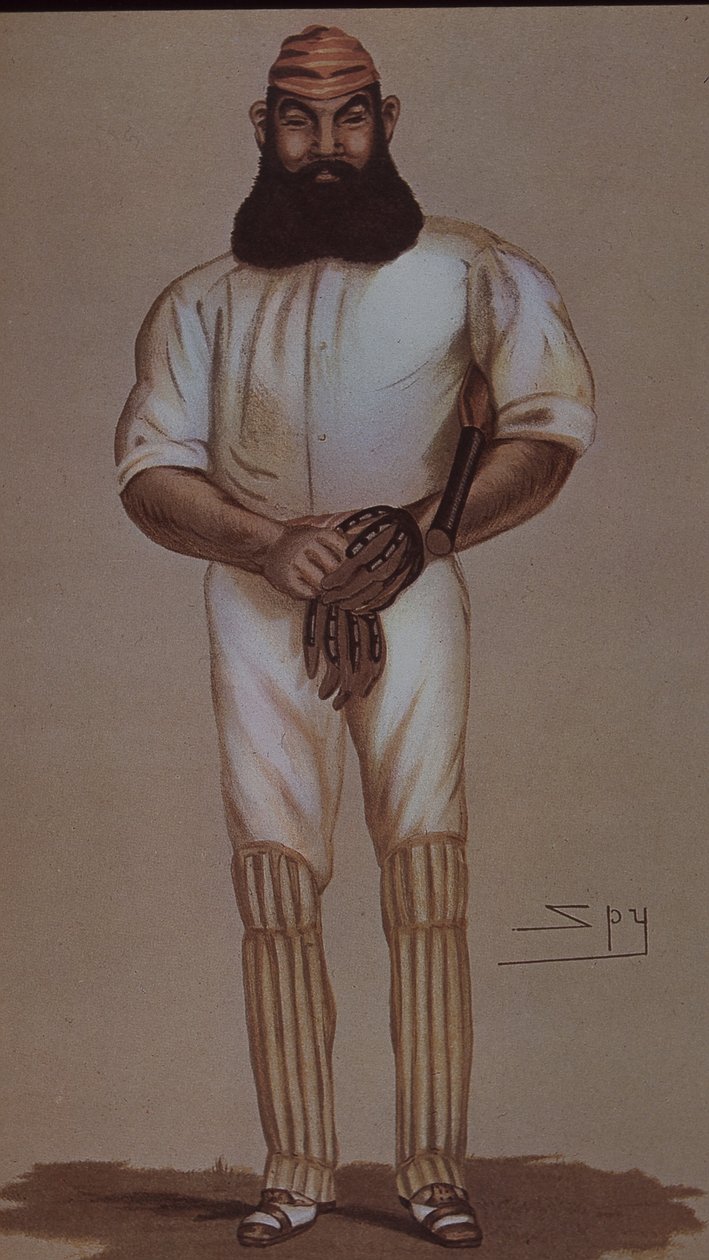 Cricket Hero W.G. Grace, Caricature for Vanity Fair by Leslie Matthew Ward