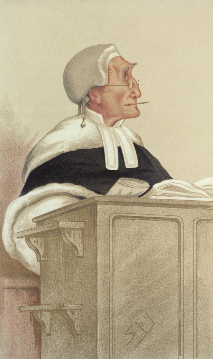 The Honourable Sir Anthony Cleasby by Leslie Matthew Ward