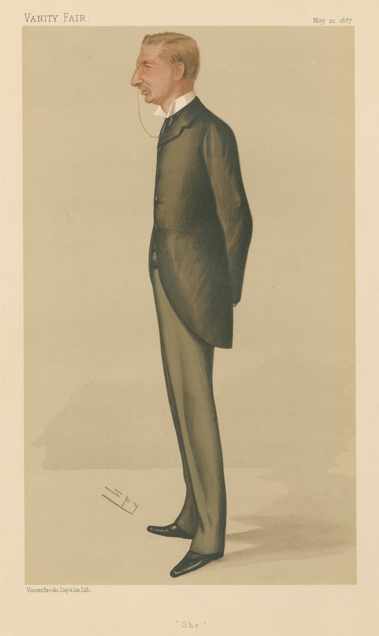 She, Henry Rider Haggard (Vanity Fair series) by Leslie Matthew Spy Ward