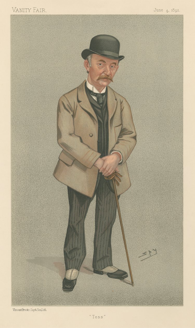 Tess, Thomas Hardy (Vanity Fair series) by Leslie Matthew Spy Ward