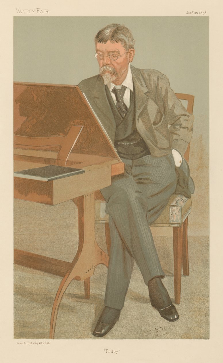 Trilby, George Louis Palmella Du Maurier (Vanity Fair series) by Leslie Matthew Spy Ward
